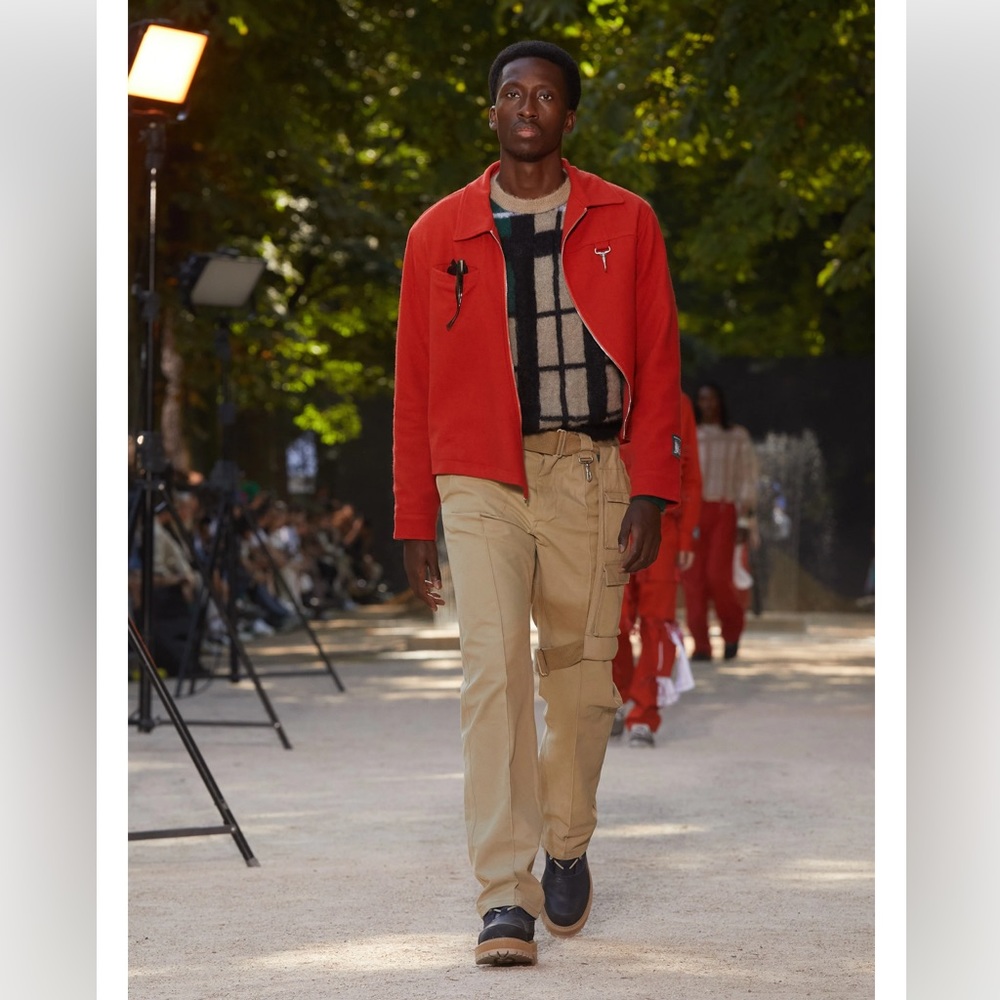 Reese Cooper Sunfaded cotton khaki cargo utility pants